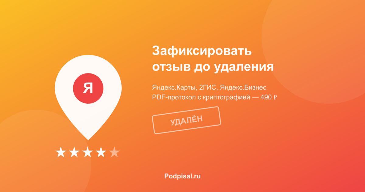 История: конкурент написал клеветнический отзыв на Я.Картах и удалил — как зафиксировали и взыскали 150 000 ₽