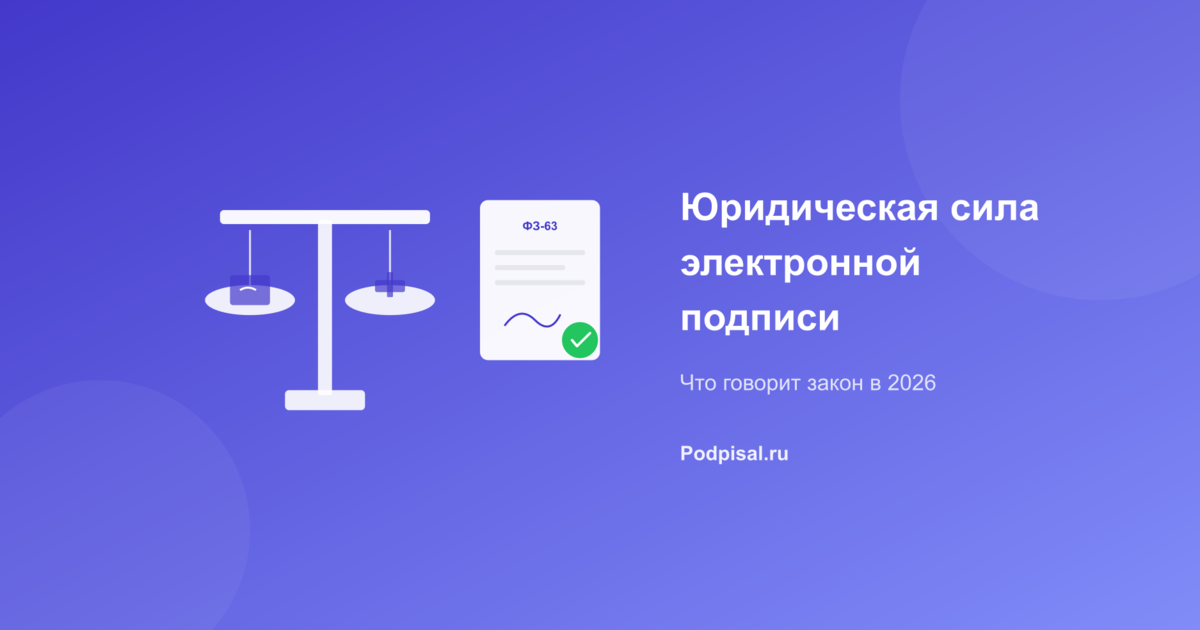 Юридическая сила электронной подписи в России: закон, практика, нюансы